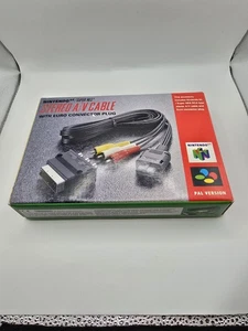 Boxed Official SNES A/V Cable for Super Nintendo. Compatible with N64 & GameCube - Picture 1 of 9