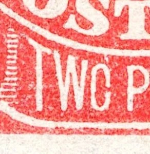 AUSTRALIA KGV 2d RED SW STAMP WITH ACSC LISTED FLAW 86(8A)q - CV $90 - Picture 1 of 3