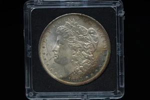 1883 - O $1 Morgan Silver Dollar - XF -Toned - Bild 1 von 2