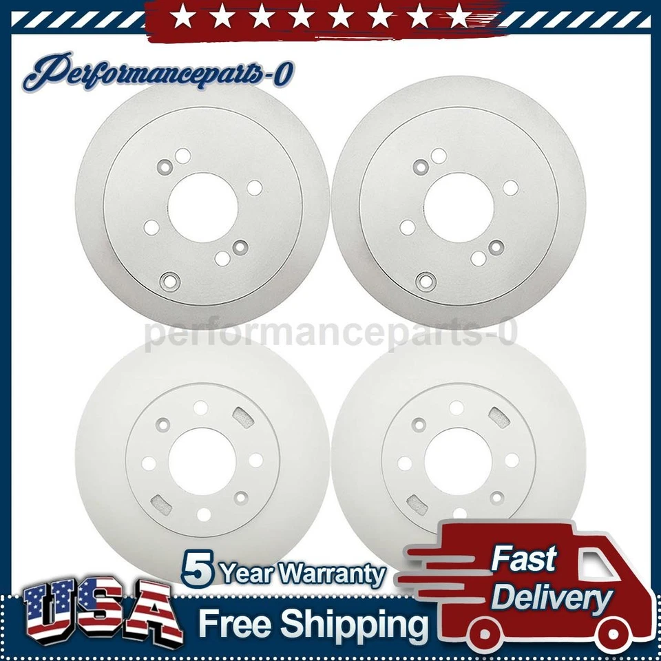 Rotor de freio a disco traseiro dianteiro Raybestos Brakes compatível com Hyundai Accent 2006-2008 - Imagem 1 de 4