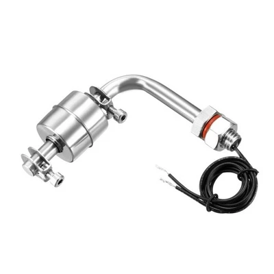 Filaire noir capteur niveau eau à angle droit interrupteur à flotteur flottante - Photo 1/3