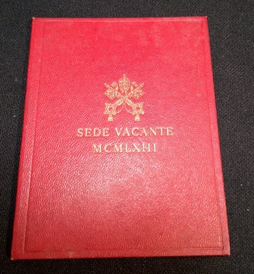 Vatican 1963 (MCMLXIII) 500 Lire Silver Coin: Sede Vacante Religious Catholic - Image 1 of 4