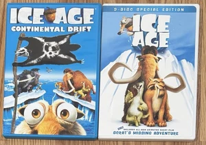 Ice Age and Ice Age Continental Drift : 2 Movies DVDs Scrat’s Missing Adventure - Imagen 1 de 5