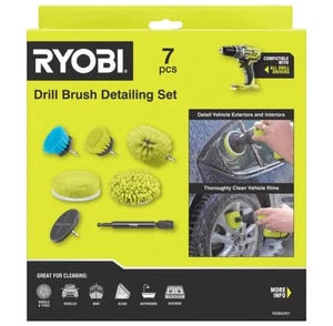 Ryobi 7-Piece Drill Brush Detailing Set - Picture 1 of 6