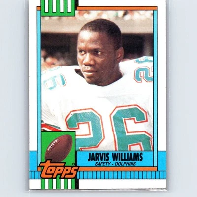 1990 Topps Jarvis Williams #326b Miami Dolphins - Image 1 of 2