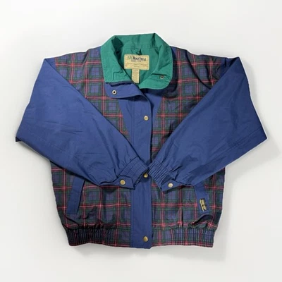 Vintage Tourney GORE-TEX Women’s Medium Waterproof Jacket Green Navy 90s - Image 1 of 4