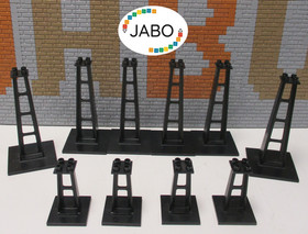 (D 17) Lego Monorail Support Supports 10 Pieces 2681 2680 6990 6991 6399