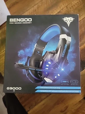 BENGOO G9000 Stereo Gaming Headset for PS4 PC Xbox Headphones with Mic LED New - Image 1 of 4