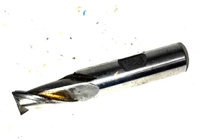 7/16" End Mill, 1" Flute, 1/2" Shank, 2-3/4" OAL, HSS (UE-12-D-4) - Picture 1 of 1