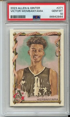 Victor Wembanyama Rookie Card 2023 Allen & Ginter #271 RC PSA 10 Gem Mint - Image 1 of 2