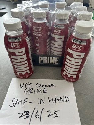 🇨🇦🥊Prime UFC Canada 2025 x 1 Bottle-IN HAND now🥊🇨🇦