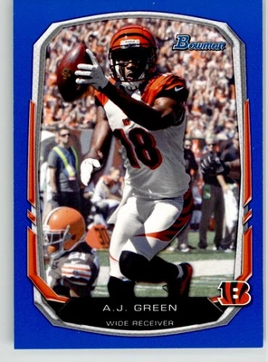 A.J. Green 2013 Bowman Blue 80 #/99 Cincinnati Bengals - Image 1 of 2