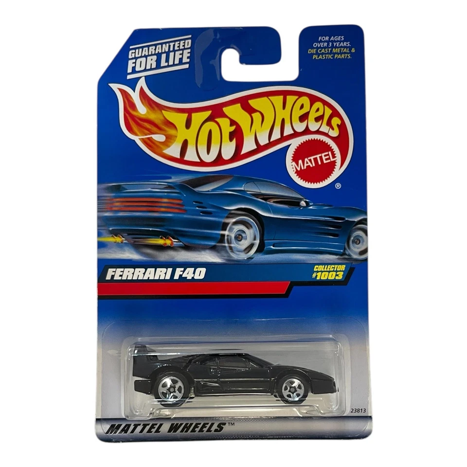 Ferrari F40 negro #1003 Hot Wheels Foto 1 de 1