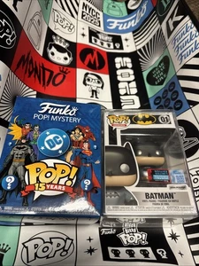 Funko Pop DC Mystery Box Metallic Batman #01 NYCC 2025 Shared Sticker LE 2000 - Picture 1 of 3