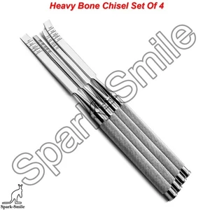 Set Of 4 Bone Chisel Oral Split Ridge Splitting Implant Expansion Instruments - Bild 1 von 5