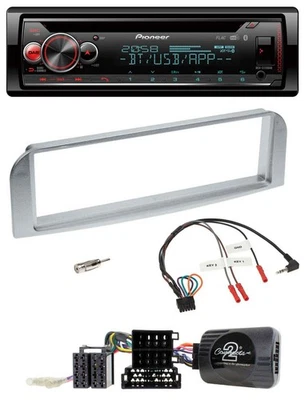 Pioneer Lenkrad DAB CD Bluetooth USB Autoradio für Alfa GT 147 2007-2010 silberg - Bild 1 von 4