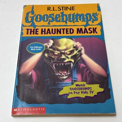 Goosebumps #11 The Haunted Mask Alternate Cover With Mask Attached! - Imagem 1 de 4