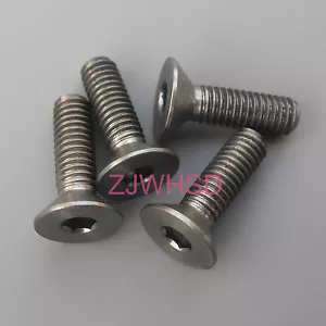 4pcs M3 x 10 Titanium Ti Screw Bolt Allen hex Socket Flat head / Aerospace Grade - Picture 1 of 2