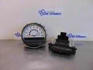 Mini Clubman Clocks + head unit R55 10-14 LCi 3456601 9232432 stereo DAB Boost - Picture 1 of 24