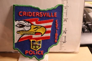 police patch   CRIDERSVILLE POLICE OHIO - Picture 1 of 1