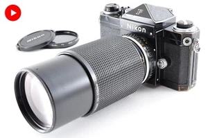 [Exc+4] Lente Nikon F nivel de ojos negra 35 mm cámara fotográfica SERIE E zoom 70-210 mm f/4 - Imagen 1 de 22