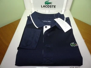 LACOSTE MENS REGULAR FIT UD LONG SLEEVED BREATHABLE POLO SHIRT FR8 3XL RRP:-£110 - Picture 1 of 8