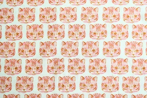 Reading Nook by Sarah Wattsalott for Ruby Star Society 1/2 yd Cat Fabric - Picture 1 of 1