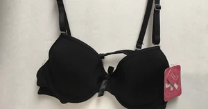 GIRLS PADDED UNDERWIRE BRA BLACK (J.KHAKI) 3 WAYS TO WEAR  SIZE 34 A - Picture 1 of 2