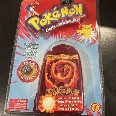 Bolso Bolsa DE COLECCIÓN Pokemon #5 CHARMELION ROJO / Tangela #114 NUEVO Sellado Foto 1 de 4