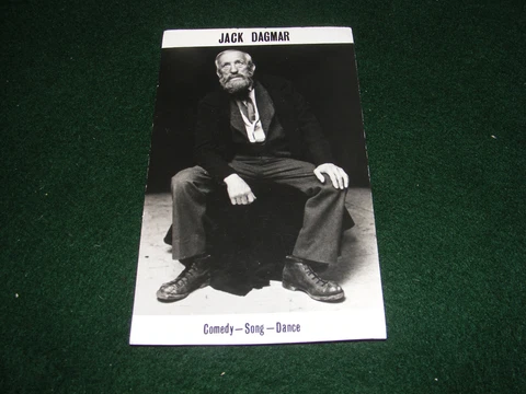 VINTAGE AUTOGRAPH JACK DAGMAR HAND SIGNED PHOTOGRAPH INK MUSIC HALL THEATRE Cover