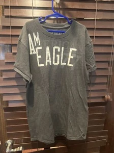 American Eagle Teen Adult XS Gray Graphic T-Shirt Vintage Fit - Picture 1 of 4