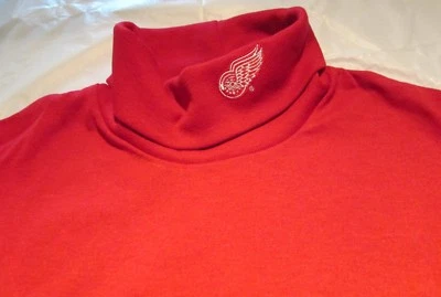 Detroit Red Wings Majestuosas Camisetas Juveniles Cuello Alto Grandes NHL Hockey 50/50 Foto 1 de 3