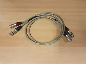SET XLR CABLE CHORD COMPANY EPIC ANALOGUE MALE TO FEMALE / 1 METER - Imagen 1 de 5