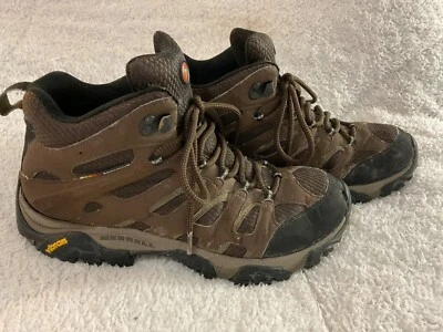 Merrell Mid Gore-Tex Dark Earth Hiking Boots Brown J87701 Men’s US Size 8.5 - Image 1 of 4