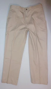 Herren Haggar Fleckenabweisend/Faltenfrei/Classic Fit Freedom Khaki 33-34Wx29,5L - Bild 1 von 6