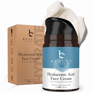 Hyaluronic Acid Moisturizer for Face - USA Made Organic & Natural Ingredients - Picture 1 of 6