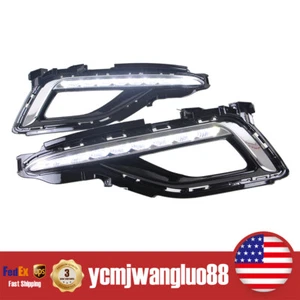 For Hyundai Sonata 2015 2016 2017 LED DRL Daytime Running Lamps Fog Lights+Cover - Bild 1 von 14