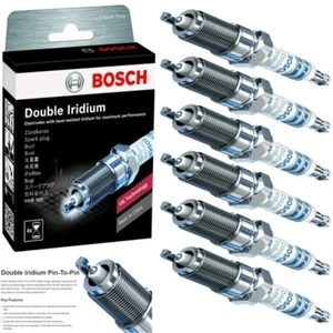For Nissan Serena C25 2.0 Long Life Bosch Iridium Spark Plugs 05-10 (Pack of 4) - Picture 1 of 3