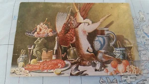 Fest Hase Vögel Sekt Jagd Ansichtskarte Postkarte 8398 - Picture 1 of 2