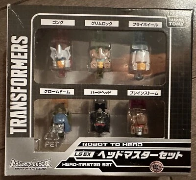 GENUINE Takara TomyTransformer Legend LGEX HEAD-MASTER SET Titan Return G1 LG-EX - Image 1 of 2