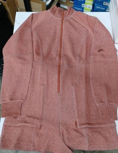 Nike Sportswear Tech Pack Women's Jumpsuit Peach Red Size Small DQ6671-641 #353 - Picture 1 of 4