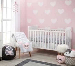 Little Love: Hugs and Kisses 9 Piece Crib Bedding Set by Nojo - Picture 1 of 13