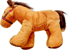 Poni de peluche Standing Horse T.A.G. Peluche bronceado Co. de 9 pulgadas de alto - Imagen 1 de 9