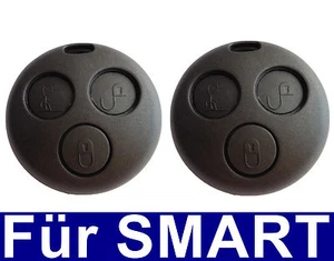 2x 3Tasten Llave Mando Carcasa para Smart Fortwo MC01 450 Repuesto Nuevo - Imagen 1 de 3