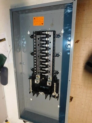 Square D 200 ампер центр нагрузки QO 0030-40L200 панель только без крышки коробка #11 - Изображение 1 из 4