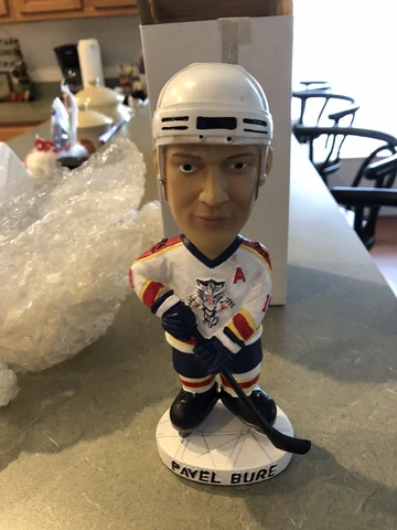 Pavel Bure Florida Panthers NHL Bobblehead, NY Rangers, Canucks in original box Cover