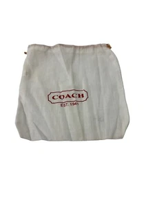 Bolsa antipolvo Coach vintage con cordón — para cubrir tu bolso de mano - Imagen 1 de 2
