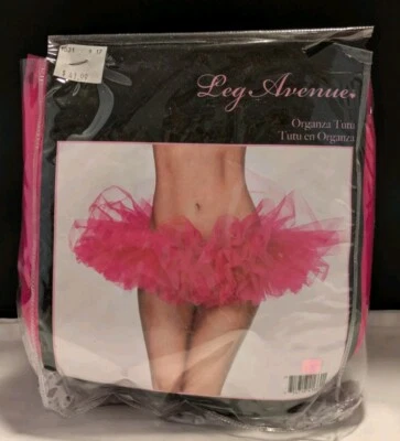 Leg Avenue Organza Layered Tutu A1705 Neon Pink One Size NIP - Image 1 of 4