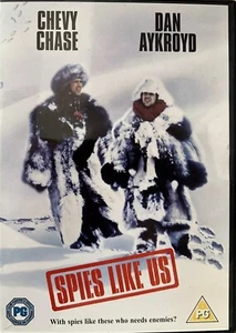 Spies Like Us DVD 80s Film Movie Chevy Chase Dan Aykroyd UK SELLER Region 2 - Imagen 1 de 2