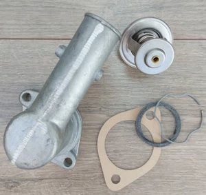 Ford Capri Cortina Mk2-5 Pinto Thermostat / Housing / Gasket Kit. OHC New. 73HF - Picture 1 of 2